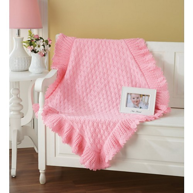 Lacy Ribbed Blanket #99082