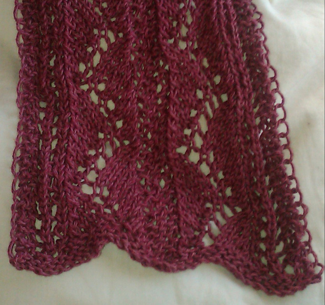 Wide Lacy Scarf