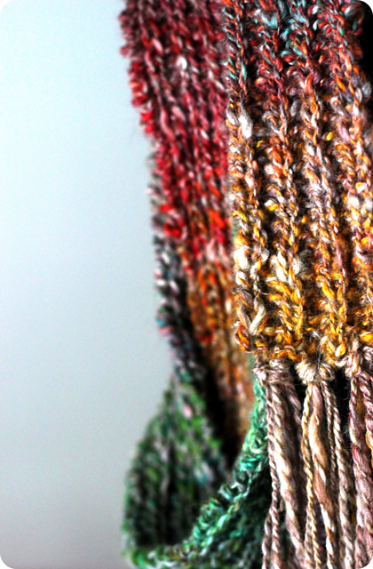 Skinny Handspun Scarf