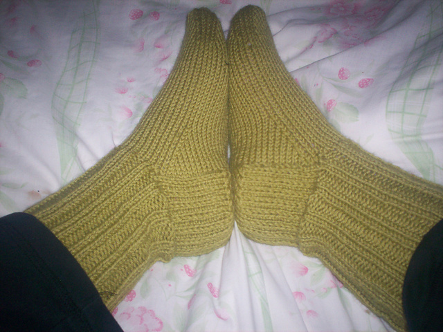 Wool Ribbed Socks