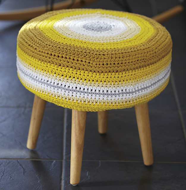 Take a Seat Footstool Cover