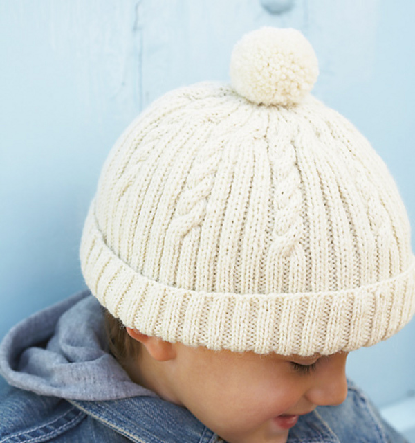 Take Two Boy's Rib & Cable Hat