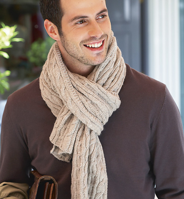 Ravelry It's A Wrap Cable Scarf pattern by Woman's Weekly