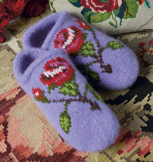 Rose Slippers