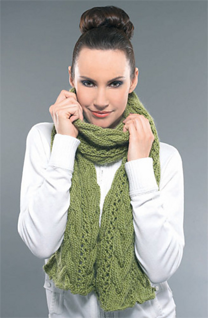 Kiri (chunky cabled scarf)