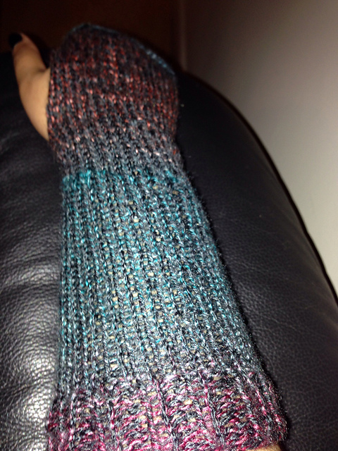 Stockinette Arm Warmers