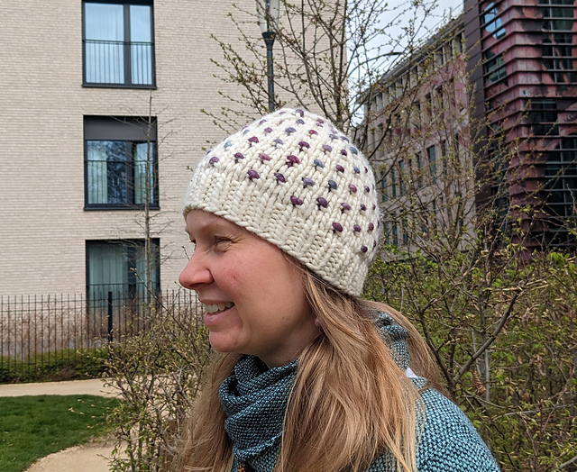 Chunky Monkey Purlka Dot Toque