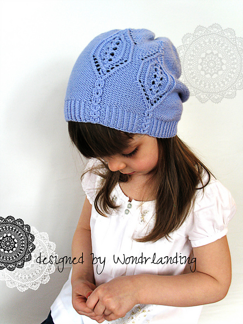Lavender Rain hat