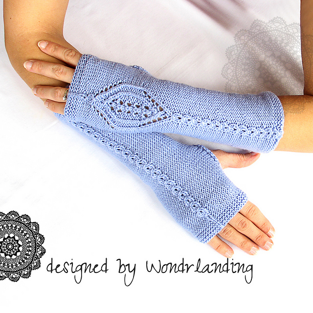 Lavender Rain arm warmers