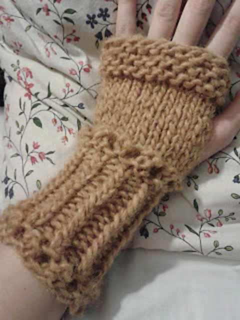Umskipti Fingerless Mitts