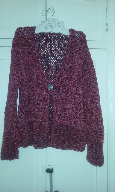 Design F - One-button Cardigan