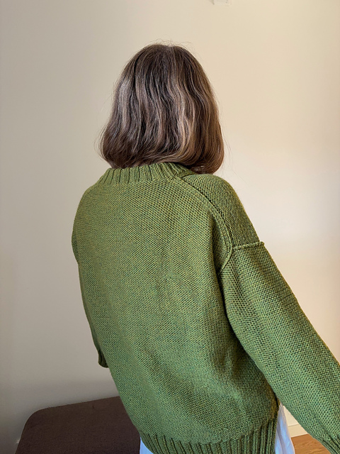 Reversed Sweater O-Neck