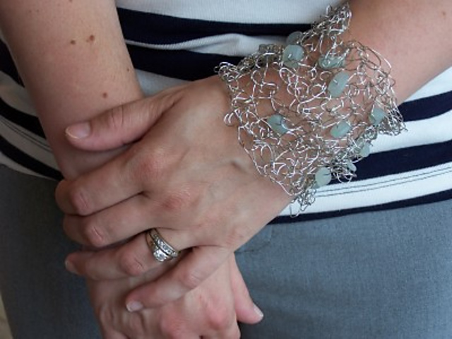 Beach Glass Cuff