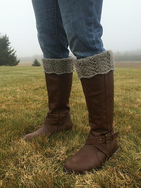 Leaf Lace Boot Topper