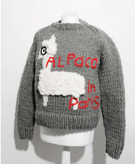 ALPACA IN PARIS SWEATER