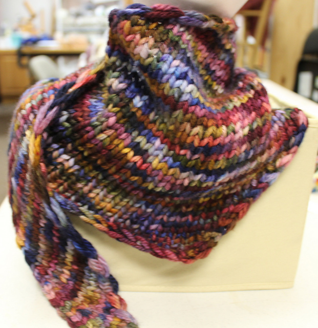 One Skein Bulky Merino Scarf