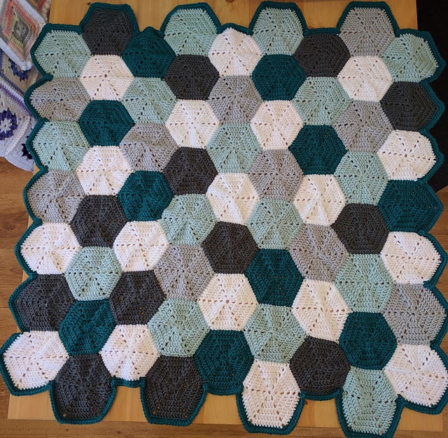 Hexagon Baby Blanket