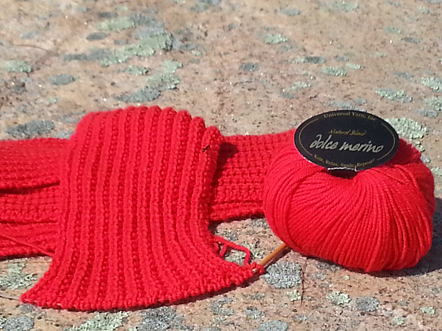 Mistake Stitch Ribbing