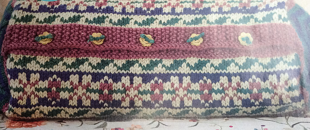 Fair isle bolster