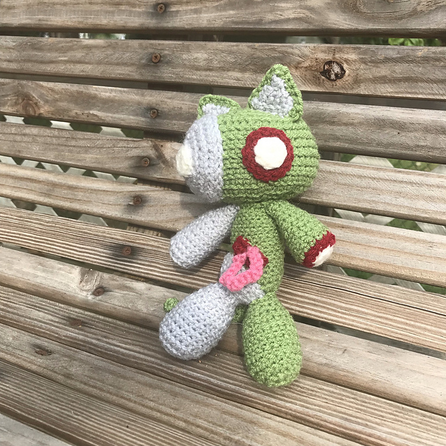 Chibi Zombie Cat Doll