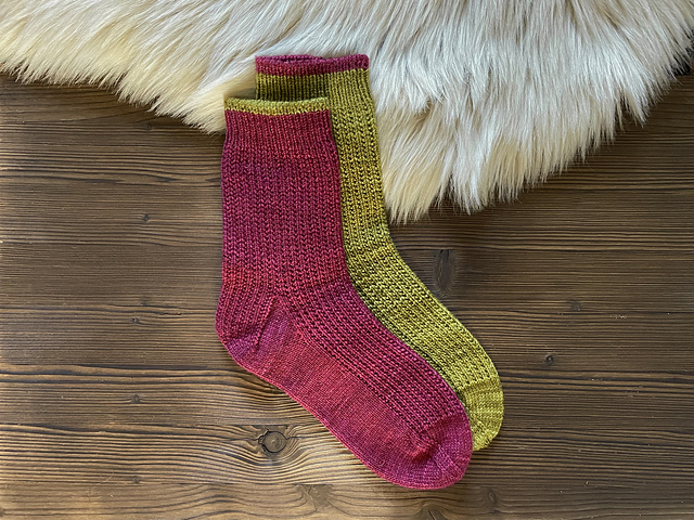 Rippensocken 1