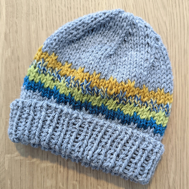 Slippy Scrappy Stripy Hat