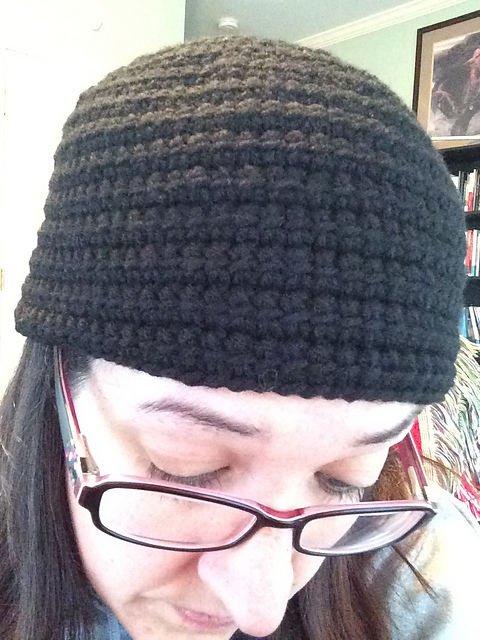 Linked Double Crochet Beanie