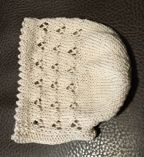 Baby’s Rosebud Layette: Bonnet