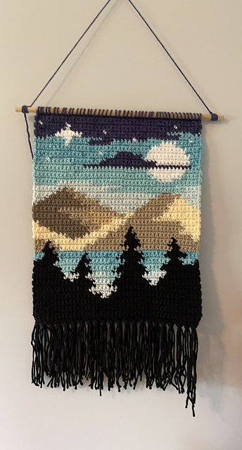 Mini Mountainside Wall Hanging