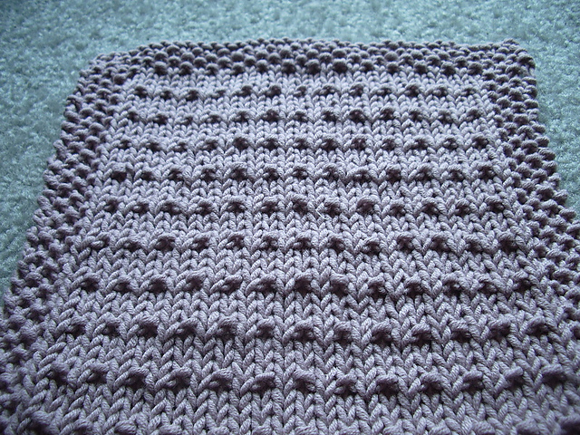 Fleck Stitch Dishcloth #015
