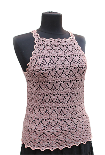 Brown Lace Top