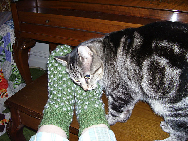 Thrummed House Socks