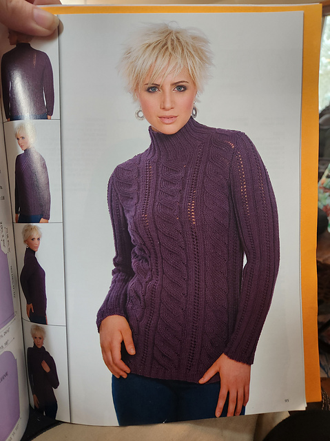 Mock Cable Sweater & Scarf