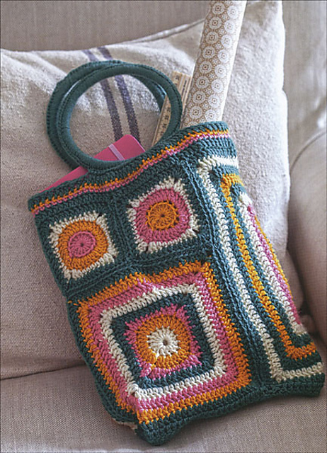 Granny Square Tote