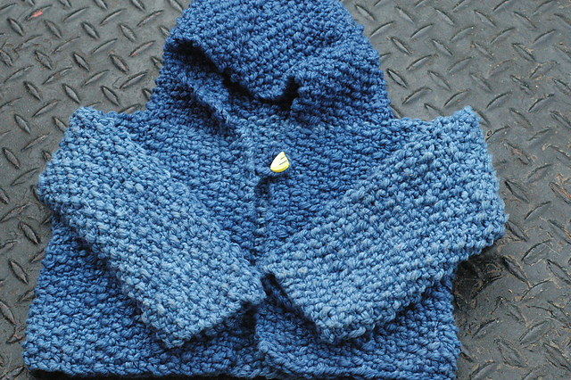 Fran's Hooded Baby Sweater
