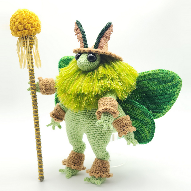Add-On Moth Art Doll: Wizard