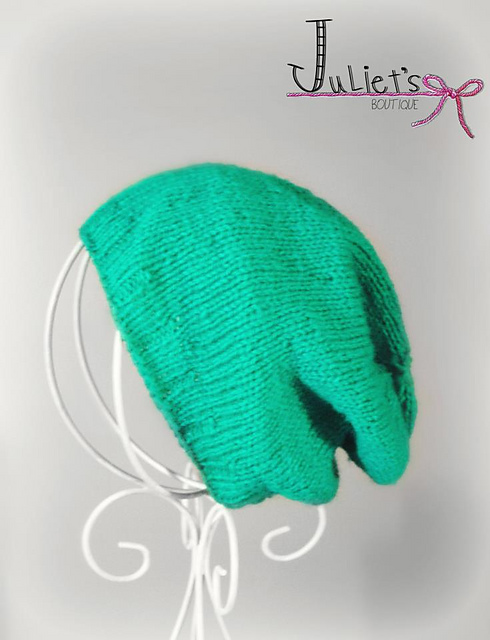 Reversible Slouchy Knit Cap