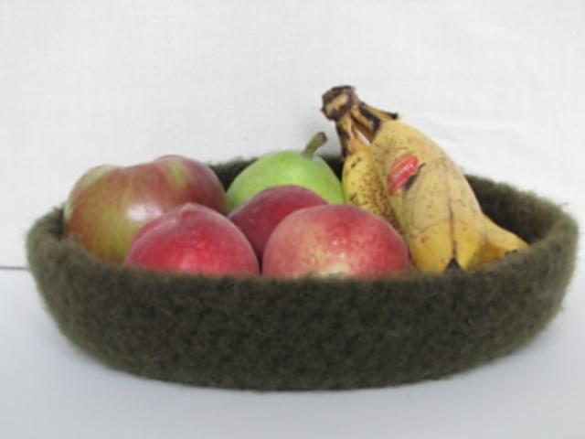 Felted Fruit Bowl