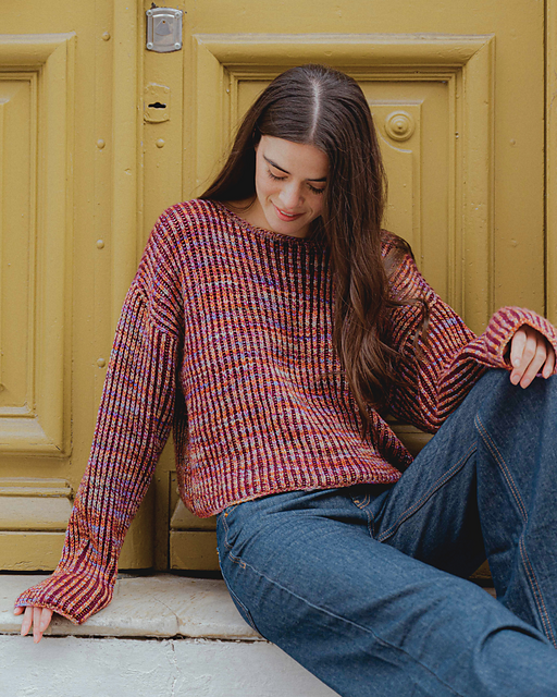 Boxy Brioche Pullover