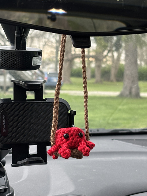 Crab Mirror Hanging