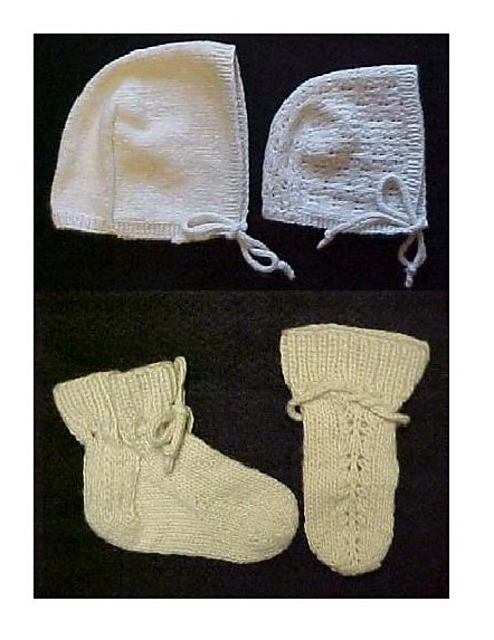 Baby T-Bonnets and Booties C-10
