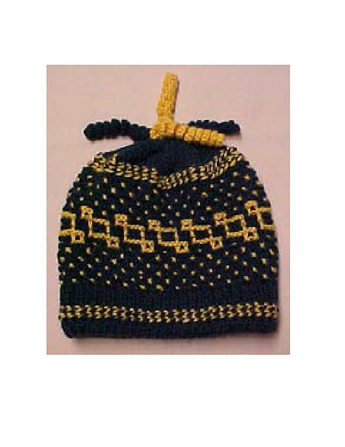 Mosaic Stocking Cap with Braid C-05