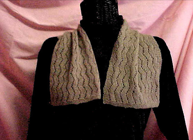 Short Wave Lace Scarf SC-02