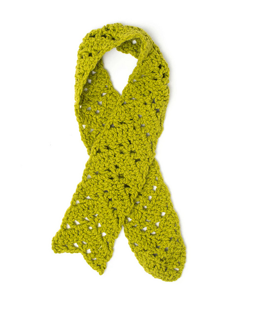 Mesh Chevron Scarf