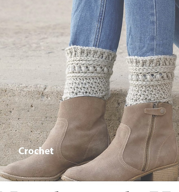 Northwoods Boot Cuffs (crochet)