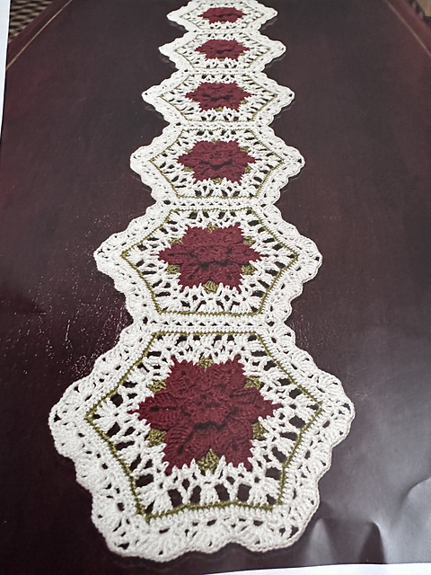 Poinsettia Table Runner