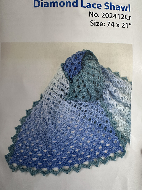 Diamond Lace Shawl