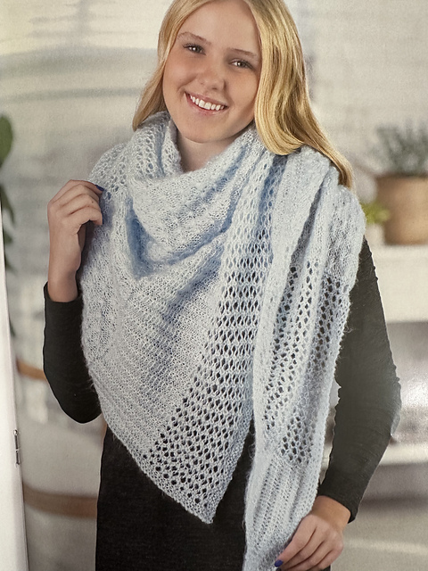 Stitch Sampler Shawl (Knit)