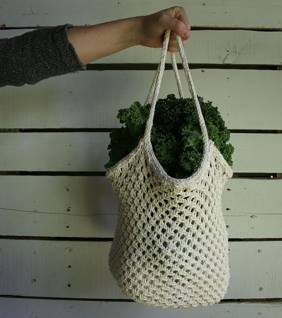 Spiral Bottom Market Tote