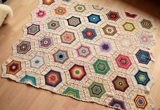 Inspirational Hexies Blanket